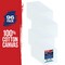 6 X 6 Inch Professional Art Canvas Board Panels 96 Pack - 8 Ounce Heavyweight Cotton Acid Free Canvases for Painting Acrylics and Watercolor (1 Case of 96 Single Canvas Painting Panels)
